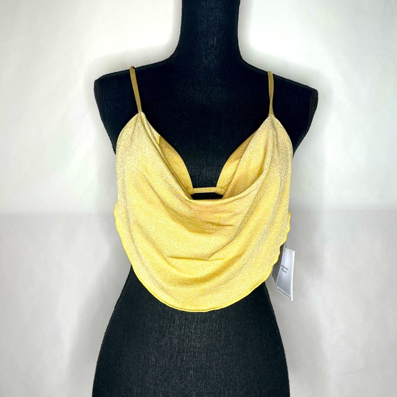 WeWoreWhat Other - Weworewhat Cowl Neck Bikini Top